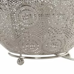 Beliani Lampes à Poser Lampe De Table Métallique -Luminaires Soldes lampe de table metallique 4