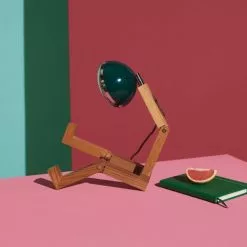 Lampes à Poser Lampe De Table Mr. Wattson Bois Noir Fashion -Luminaires Soldes lampe de table mr wattson bois noir fashion 3