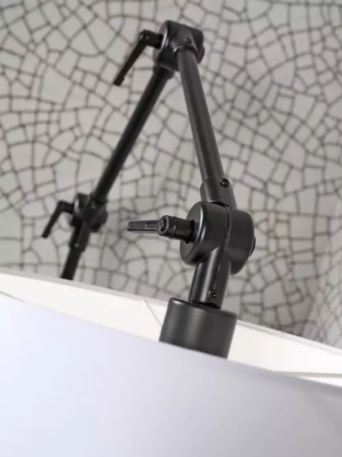 It's About Romi Lampes à Poser Lampe De Table Noire Flexible Et Abat-jour Gris Clair H100cm 6 It's About Romi Lampes à Poser Lampe De Table Noire Flexible Et Abat-jour Gris Clair H100cm – Image 6