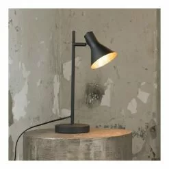 Lampea Lampes à Poser Lampe De Table Vintage En Métal Noir -Luminaires Soldes lampe de table vintage en metal noir 1