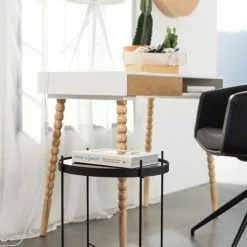 Zuiver Lampes à Poser Lampe Design En Métal Blanc -Luminaires Soldes lampe design en metal blanc 3