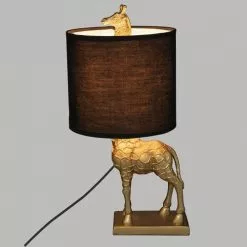 Decoratie Lampes à Poser Lampe Droite Girafe Doré H42 -Luminaires Soldes lampe droite girafe dore h42 2