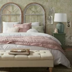 Maisons Du Monde Lampes à Poser Lampe En Céramique Bleue Abat-jour En Lin Blanc -Luminaires Soldes lampe en ceramique bleue abat jour en lin blanc 1000 8 37 209465 6