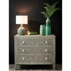 Maisons Du Monde Lampes à Poser Lampe En Céramique Verte Abat-jour En Coton Blanc -Luminaires Soldes lampe en ceramique verte abat jour en coton blanc 1000 0 32 171904 8