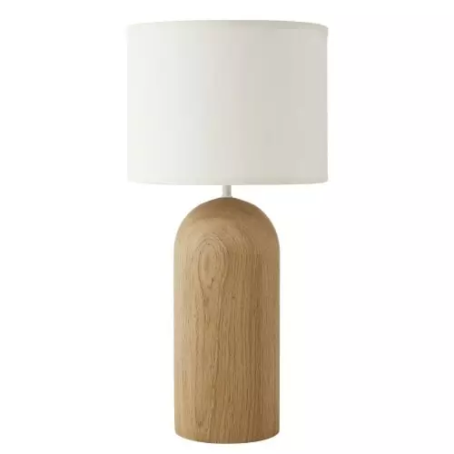 Maisons Du Monde Lampes à Poser Lampe En Chêne Et Abat-jour En Coton Blanc 1 Maisons Du Monde Lampes à Poser Lampe En Chêne Et Abat-jour En Coton Blanc