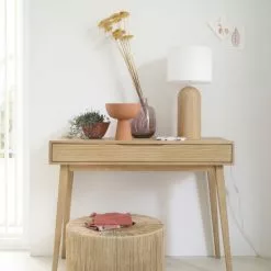 Maisons Du Monde Lampes à Poser Lampe En Chêne Et Abat-jour En Coton Blanc 11 Maisons Du Monde Lampes à Poser Lampe En Chêne Et Abat-jour En Coton Blanc -Luminaires Soldes lampe en chene et abat jour en coton blanc 1000 16 23 211870 4