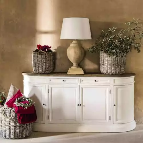 Maisons Du Monde Lampes à Poser Lampe En Manguier Et Abat-jour En Coton Blanc H 90 Cm 5 Maisons Du Monde Lampes à Poser Lampe En Manguier Et Abat-jour En Coton Blanc H 90 Cm – Image 5