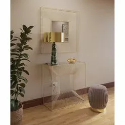 Kare Design Lampes à Poser Lampe En Marbre Vert Et Acier Doré -Luminaires Soldes lampe en marbre vert et acier dore 1