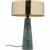 Kare Design Lampes à Poser Lampe En Marbre Vert Et Acier Doré
