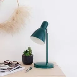 Maisons Du Monde Lampes à Poser Lampe En Métal Bleu Canard -Luminaires Soldes lampe en metal bleu canard 1000 11 22 229171 3