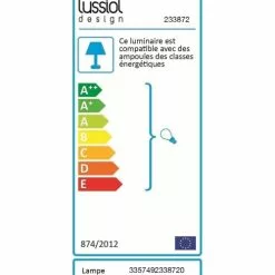 Lussiol Lighting Lampes à Poser Lampe En Métal Noir H.25 Cm -Luminaires Soldes lampe en metal noir h 25 cm 3