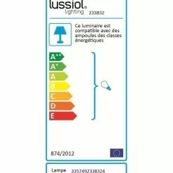 Lussiol Lighting Lampes à Poser Lampe En Polypropylène Blanc H.20 Cm -Luminaires Soldes lampe en polypropylene blanc h 20 cm 4