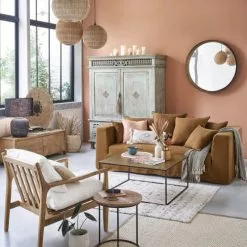 Maisons Du Monde Lampes à Poser Lampe En Terre Cuite Noire Et Abat-jour En Jute Teinté Noir H65 -Luminaires Soldes lampe en terre cuite noire et abat jour en jute teinte noir h65 1000 14 32 226352 2