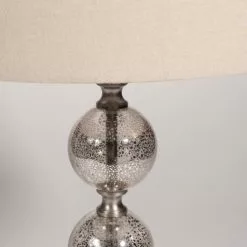 Maisons Du Monde Lampes à Poser Lampe En Verre Avec Abat-jour Beige -Luminaires Soldes lampe en verre avec abat jour beige 1000 2 2 144978 8