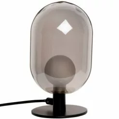 Maisons Du Monde Lampes à Poser Lampe Globe En Verre Et Métal Noir
