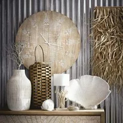 Maisons Du Monde Lampes à Poser Lampe Imitation Bois Flotté Et Abat-jour Blanc -Luminaires Soldes lampe imitation bois flotte et abat jour blanc 1000 12 26 119131 8