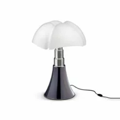 Martinelli Luce Lampes à Poser Lampe LED Argentée Avec Variateur H35cm