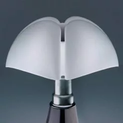 Martinelli Luce Lampes à Poser Lampe LED Argentée Avec Variateur H35cm -Luminaires Soldes lampe led argentee avec variateur h35cm 3