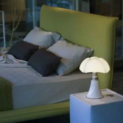 Martinelli Luce Lampes à Poser Lampe LED Blanche Avec Variateur H35cm -Luminaires Soldes lampe led blanche avec variateur h35cm 5