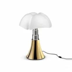 Martinelli Luce Lampes à Poser Lampe LED Cuivrée Avec Variateur H35cm -Luminaires Soldes lampe led doree avec variateur h35cm