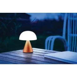 Lexon Lampes à Poser Lampe LED Portable Medium En Aluminium Orange -Luminaires Soldes lampe led portable medium en aluminium orange 5