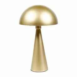 Decoratie Lampes à Poser Lampe Métal Emo Dorée