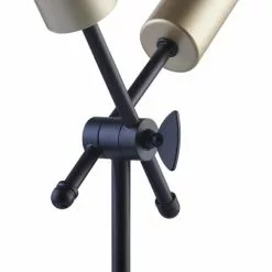 ATHM DESIGN Lampes à Poser Lampe Pied Métal Noir -Luminaires Soldes lampe pied metal noir 2