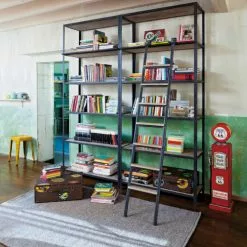 Maisons Du Monde Lampes à Poser Lampe Range CD Rouge H95 ROUTE 66 -Luminaires Soldes lampe range cd rouge h95 route 66 1000 14 12 122397 2