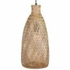 Beliani Suspensions Lampe Suspendue En Bambou Naturel
