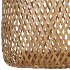 Beliani Suspensions Lampe Suspendue En Bambou Naturel -Luminaires Soldes lampe suspendue en bambou naturel 4