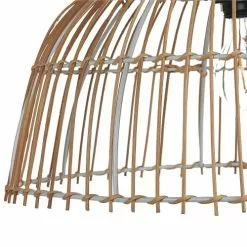 Beliani Suspensions Lampe Suspendue En Rotin Naturel -Luminaires Soldes lampe suspendue en rotin naturel 10