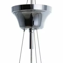 Beliani Suspensions Lampe Suspension Argenté -Luminaires Soldes lampe suspension argente 5