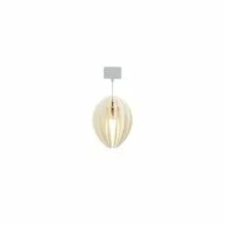 Gone's Suspensions Lampe Suspension Bois Et Béton Frêne Teinté Blanc Cordon Blanc -Luminaires Soldes lampe suspension bois et beton frene teinte blanc cordon blanc 4