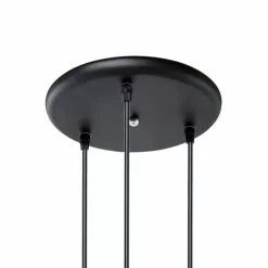 Beliani Suspensions Lampe Suspension Noire -Luminaires Soldes lampe suspension noire 4