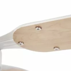 QAZQA Plafonnier Ventilateur Lampe Ventilateur En Acier Blanc -Luminaires Soldes lampe ventilateur en acier blanc 4