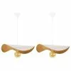 Tosel Suspensions Lot De 2 Suspension Acier Blanc D'ivoire