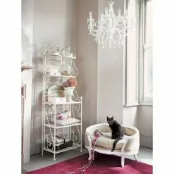 Maisons Du Monde Lustres Lustre à Pampilles En Métal Blanc D75 11 Maisons Du Monde Lustres Lustre à Pampilles En Métal Blanc D75 -Luminaires Soldes lustre a pampilles en metal blanc d75 1000 10 10 117803 9