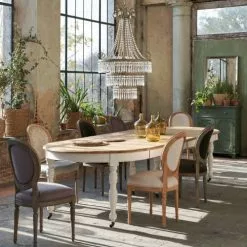 Maisons Du Monde Lustres Lustre à Pampilles En Métal Gris -Luminaires Soldes lustre a pampilles en metal gris 1000 11 8 154660 25