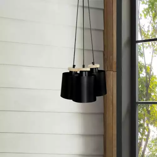 Tosel Lustres Lustre Acier Noir 5 Tosel Lustres Lustre Acier Noir – Image 5