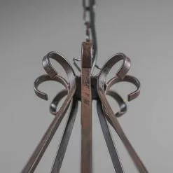 QAZQA Lustres Lustre En Acier Brun Rouille -Luminaires Soldes lustre en acier brun rouille 2