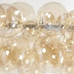 Maisons Du Monde Lustres Lustre En Métal Et Globes En Verre Ambré -Luminaires Soldes lustre en metal et globes en verre ambre 1000 5 9 182500 4