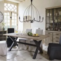 Maisons Du Monde Lustres Lustre En Métal Noir D100 -Luminaires Soldes lustre en metal noir d100 1000 16 34 116228 11