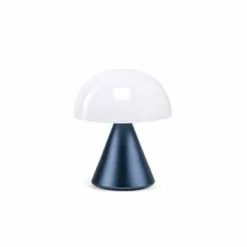 Lexon Lampes à Poser Mini Lampe LED En Aluminium Rose -Luminaires Soldes mini lampe led en aluminium bleu nuit