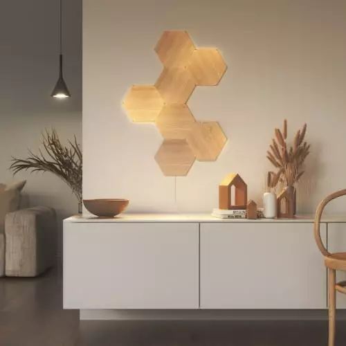 Nanoleaf Lampes à Poser Objet Lumineux En Bois 2 Nanoleaf Lampes à Poser Objet Lumineux En Bois – Image 2