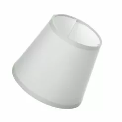 Unimasa Lampes à Poser Petit Abat-jour Gris Clair