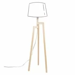 Maisons Du Monde Lampadaires Pied De Lampadaire En Hévéa Foncé H132 -Luminaires Soldes pied de lampadaire en hevea clair h132 so me 1000 1 36 197779 2 1