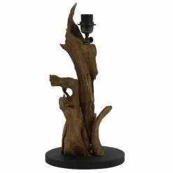 Light & Living Lampes à Poser Pied De Lampe En Bois -Luminaires Soldes pied de lampe en bois 3