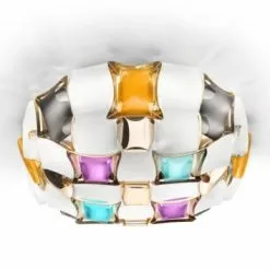 SLAMP Suspensions Plafonnier/Applique Mida Plastique Multicolore 50x50x16 Cm -Luminaires Soldes plafonnier applique mida plastique multicolore 50x50x16 cm 2