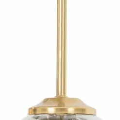 QAZQA Suspensions Plafonnier En Verre Doré/laiton -Luminaires Soldes plafonnier en verre dore laiton 5