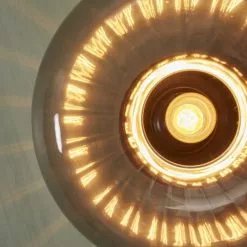 It's About Romi Suspensions Plafonnier En Verre Noir, H. 18cm -Luminaires Soldes plafonnier en verre noir h 18cm 2